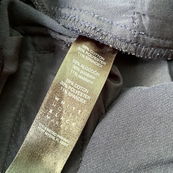 White House Black Market The Slim Ankle Navy dress pants - Picture 3 of 3